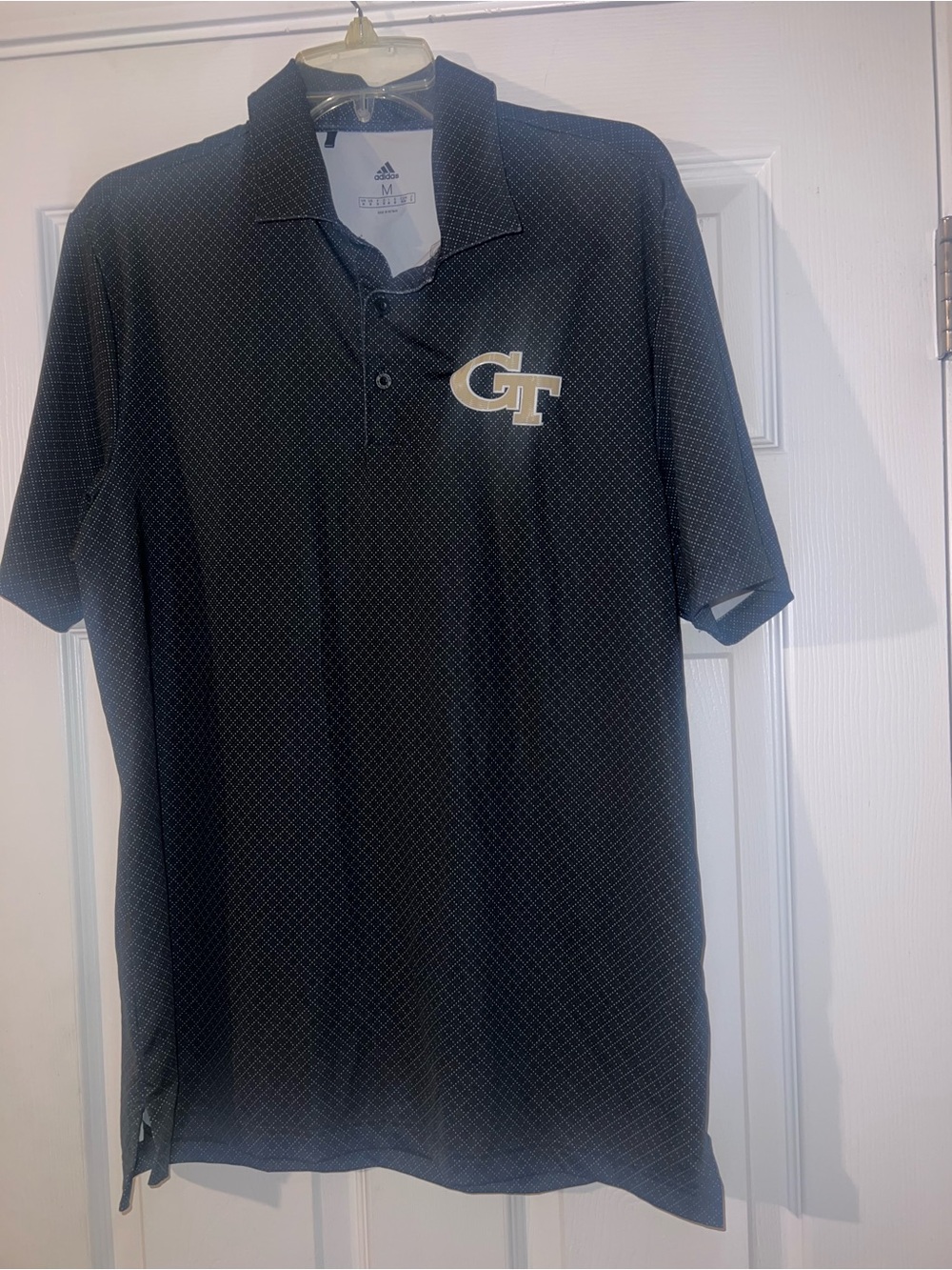 Adidas ACC Georgia Tech Yellow Jackets polo shirt size M